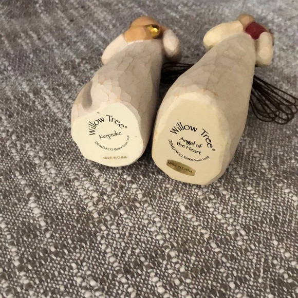 2 willow tree angels with hearts. Angel of the heart. - Picture 3 of 3